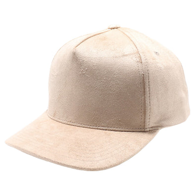 PB283 5-Panel Suede Snapback [Light Tan]