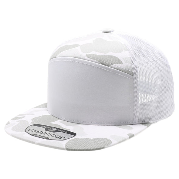 PB308C Old School Camper Snapback [White]