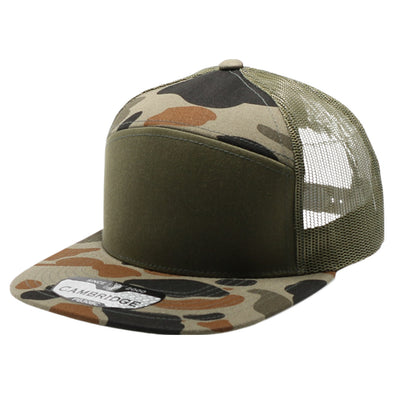 PB308C Old School Camper Snapback [Olive]