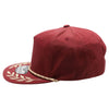 PB307 Pitbull Cambridge 5 Panel Unstructured Bay Leaf Snapback [Burgundy]