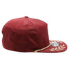PB307 Pitbull Cambridge 5 Panel Unstructured Bay Leaf Snapback [Burgundy]