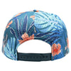 PB311F Five Panel Flower Perforated [Teal]