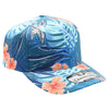 PB311F Five Panel Flower Perforated [Teal]