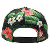 PB311F Five Panel Flower Perforated [Black-2]