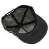 PB311F Five Panel Flower Perforated [Black-2]