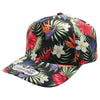 PB311F Five Panel Flower Perforated [Black-1]