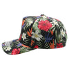 PB311F Five Panel Flower Perforated [Black-1]