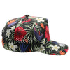 PB311F Five Panel Flower Perforated [Black-1]