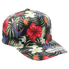 PB311F Five Panel Flower Perforated [Black-1]