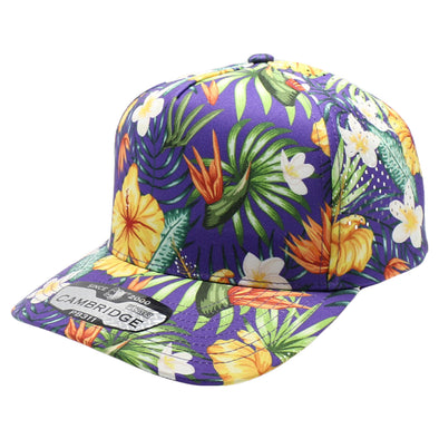 PB311F Five Panel Flower Perforated [Purple]