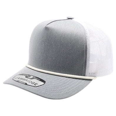PB225R Five Panel Cambridge Trucker Rope [Gray/White]