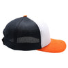 HC2260 6-Panel Plain Micro Mesh [White/Navy/Orange]