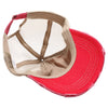 PB220 Pit Bull Pigment Dyed Trucker Hat [Red/Khaki]