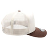 PB275 Five Panel 2-Tone High Frame Meshback [Cream/Brown]
