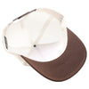 PB275 Five Panel 2-Tone High Frame Meshback [Cream/Brown]
