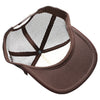 PB114 Pit Bull 5 Panel Foam Trucker Hat  [White/Brown]