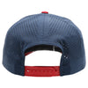 PB301T 6-Panel Cambridge Hybrid Rope Perforated [Navy/Navy/Red]
