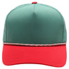 PB311T 5-Panel High Frame Rope Perforated [Green/Green/Red]