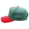 PB311T 5-Panel High Frame Rope Perforated [Green/Green/Red]