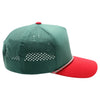 PB311T 5-Panel High Frame Rope Perforated [Green/Green/Red]