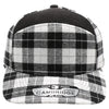 Plaid Camper Ear Flap [White/Black]
