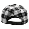 Plaid Camper Ear Flap [White/Black]