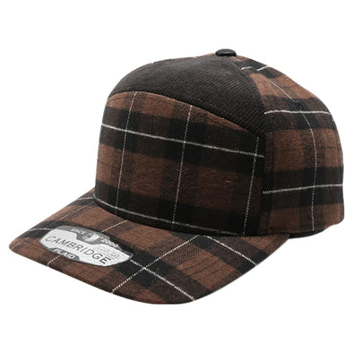 Plaid Camper Ear Flap [Brown/Black]