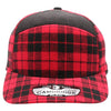 Plaid Camper Ear Flap [Red/Black]