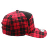 Plaid Camper Ear Flap [Red/Black]