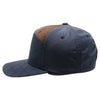 Quilt Camper Ear Flap [Navy/Brown]
