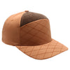 Quilt Camper Ear Flap [Tan/Brown]