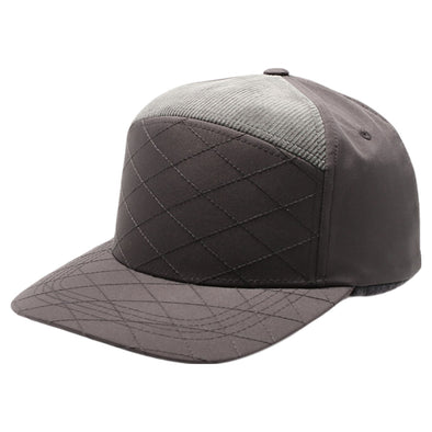 Quilt Camper Ear Flap [Charcoal/D.Gray]