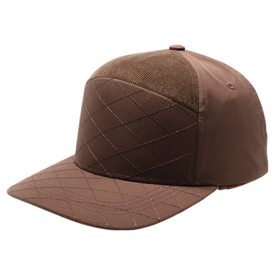 Quilt Camper Ear Flap [Brown]