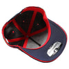 5 Panel Plaid Sandwich Visor [Red/Navy]