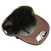 5 Panel Plaid Sandwich Visor [Olive/Brown]