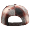 5 Panel Plaid Sandwich Visor [Brown]