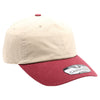 Khaki Two Tone Dad Hat [Khaki/Burgundy]