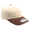 Khaki Two Tone Dad Hat [Khaki/Brown]