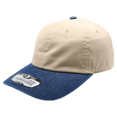 Khaki Two Tone Dad Hat [Khaki/D.Denim]