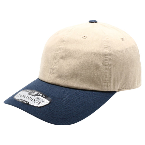 Khaki Two Tone Dad Hat [Khaki/Navy]