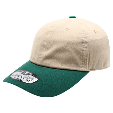 Khaki Two Tone Dad Hat [Khaki/D.Green]