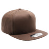 PB106 Pit Bull Cambridge 5 Panel Cotton Snapback Hat [Brown]