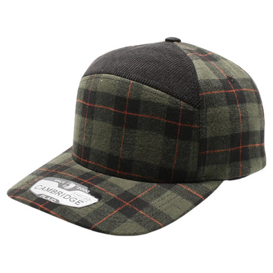 Plaid Camper Ear Flap [Olive/Black]