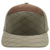 Quilt Camper Ear Flap [Olive/Brown]