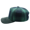 5 Panel Plaid Sandwich Visor [D.Green]