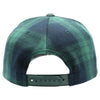 5 Panel Plaid Sandwich Visor [D.Green]