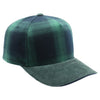 5 Panel Plaid Sandwich Visor [D.Green]