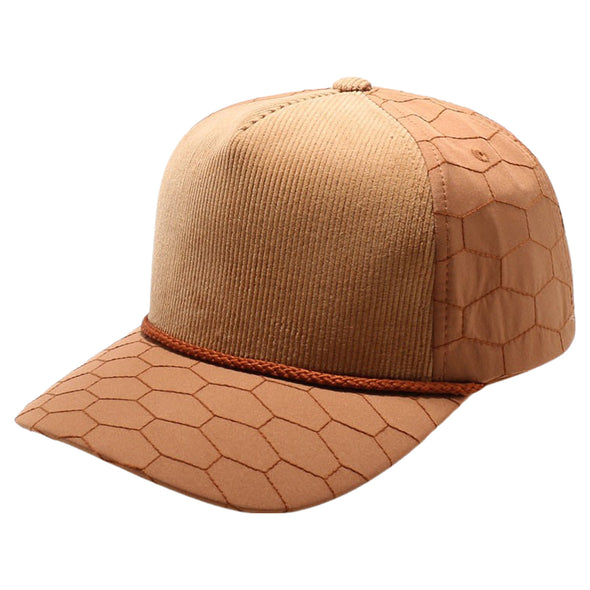 5 Panel Polygon Quilt High Frame with Rope [Tan]