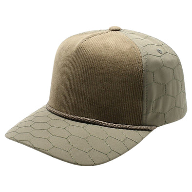 5 Panel Polygon Quilt High Frame with Rope [Olive]
