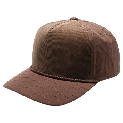 5 Panel Polygon Quilt High Frame with Rope [Brown]